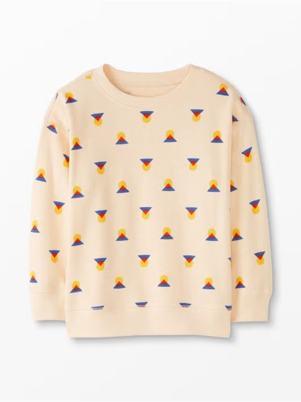 EUC Hanna Andersson Mountain Waffle Knit Long Sleeve size 6/7